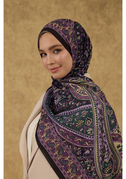 Soft Şal Siyah Mor 3051-16 fiyatları