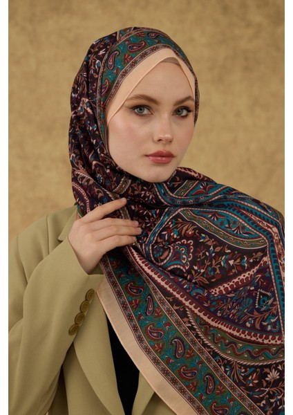 Soft Şal Somon Turkuaz 3051-18