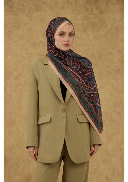 Soft Şal Somon Turkuaz 3051-18 fiyatları