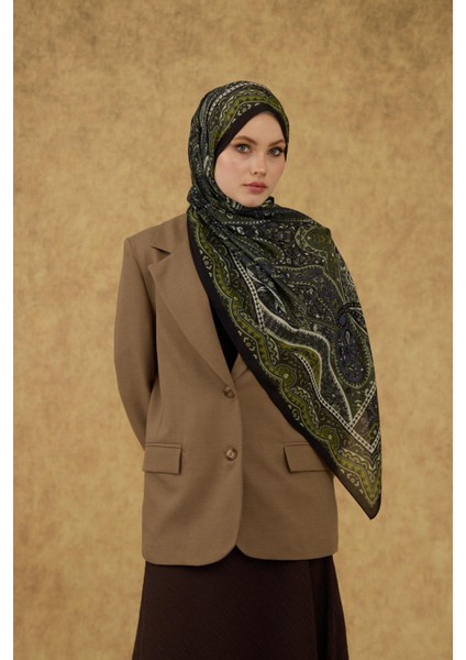 Ipekhan Soft Şal Siyah Yeşil 3053-18 fiyatları