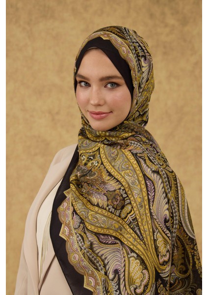 Soft Şal Siyah Gold 3052-14