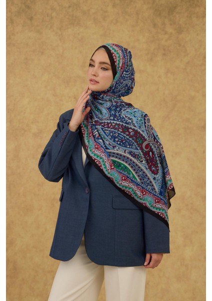Ipekhan Soft Şal Siyah Mavi 3053-16 fiyatları