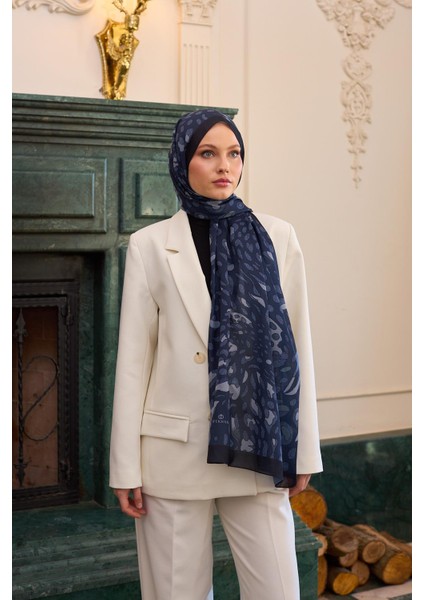 Soft Şal Lacivert 3050-11