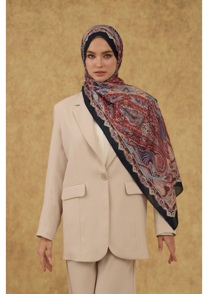 Soft Şal Lacivert Somon 3052-10 fırsatları