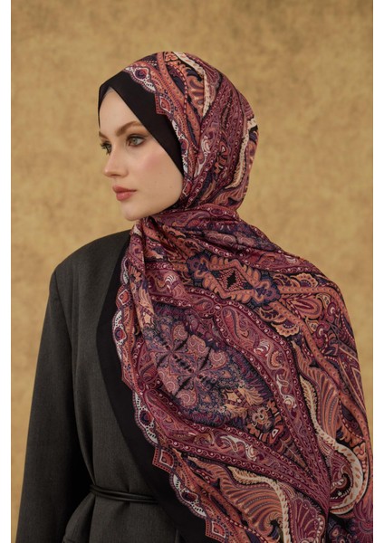 Soft Şal Siyah Pembe 3052-17 modelleri