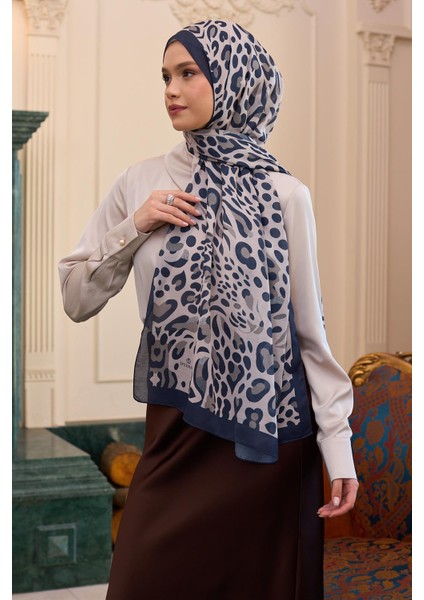 Soft Şal Lacivert Beyaz 3050-12 modelleri