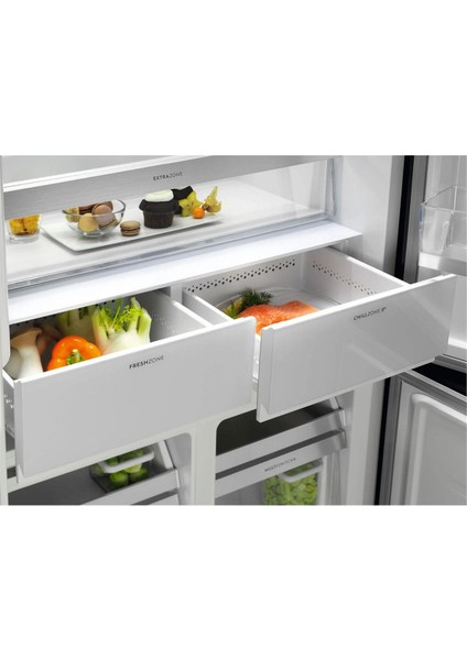 ELT9VE52U0 No Frost Gardırop Tipi Inox Buzdolabı fırsatları