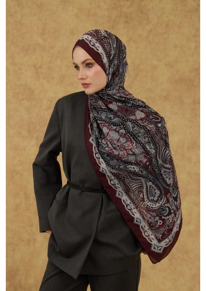 Soft Şal Bordo Gri 3052-03 fırsatları