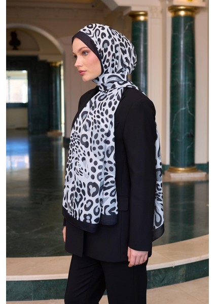 Ipekhan Soft Şal Beyaz Gri 3050-04 modelleri