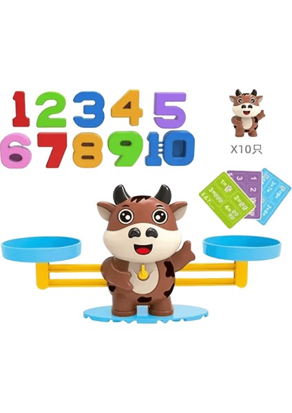 Montessori Matematik Oyuncak Maymun Denge Bebek Montessori Eğitici Oyunlar Sayı Oyuncak Eğitici Öğrenme Oyuncakları Öğretim Materyali Renk:kahverengi Sığır (Yurt Dışından)
