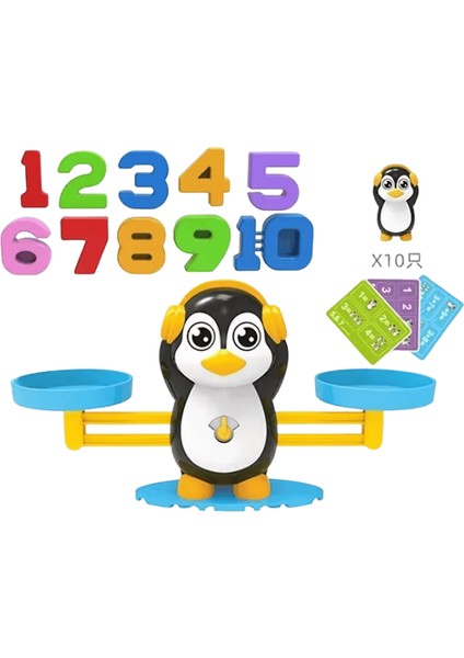 Montessori Matematik Oyuncak Maymun Denge Bebek Montessori Eğitici Oyunlar Sayı Oyuncak Eğitici Öğrenme Oyuncakları Öğretim Malzemesi Renk:penguen (Yurt Dışından)