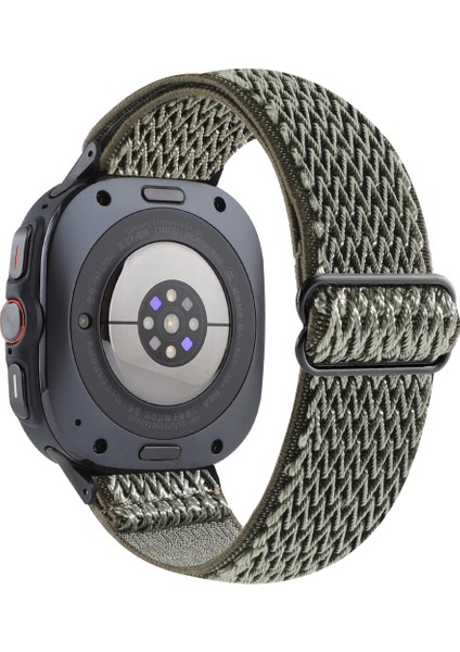 Samsung Galaxy Watch Ultra 47MM Için Naylon Örgülü Watch Band (Yurt Dışından)
