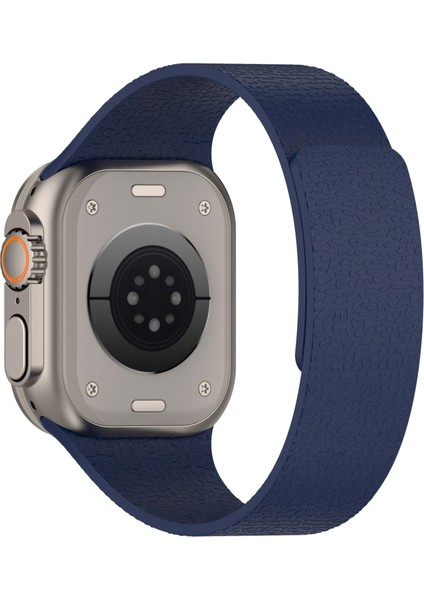 Apple Watch Için Silikon Kordonlu Saat 46MM / 49MM / 45MM / 44MM (Yurt Dışından) modelleri