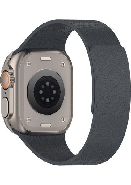 Apple Watch Için Silikon Kordonlu Saat 46MM / 49MM / 45MM / 44MM (Yurt Dışından) modelleri