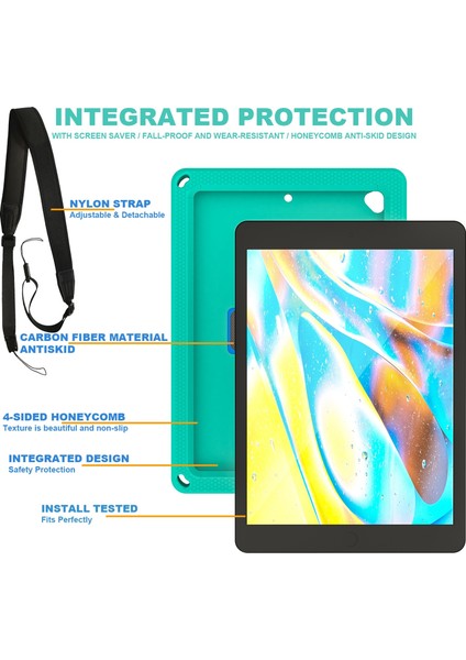 iPad 10.2 2022 / 2021 / 2020 / 2019 / 10.5 Için Tablet Kılıfı (Yurt Dışından)