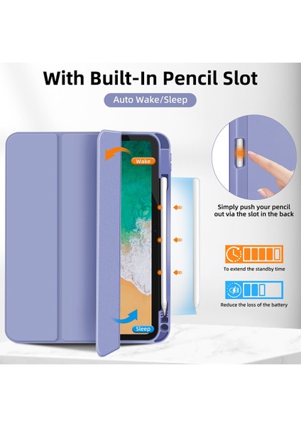 iPad 2025/2022 Için Deri Tablet Kılıfı (Yurt Dışından)