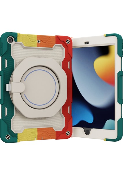 iPad 10.2 2021 Için Kontrast Renkli Kılıf (Yurt Dışından) modelleri