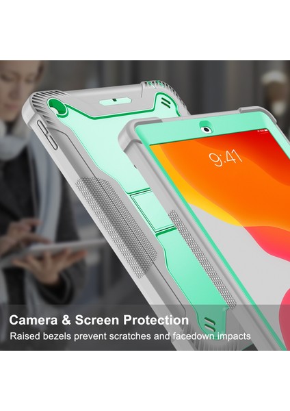 iPad 10.2 2021/2020/2019 Için Silikon + Pc Kılıfı (Yurt Dışından) modelleri