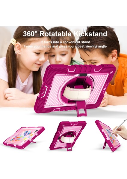 iPad 10.2 2021 / 2020 / 2019 Için Silikon + Pc Kılıfı (Yurt Dışından)