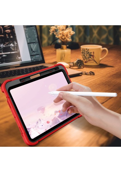 iPad 10. Nesil 10.9 2022 Için Silikon + Pc Tablet Kılıfı (Yurt Dışından)