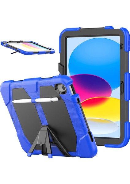 iPad 10. Nesil 10.9 2022 Için Sağlam Silikon Pc Tablet Kılıfı (Yurt Dışından)
