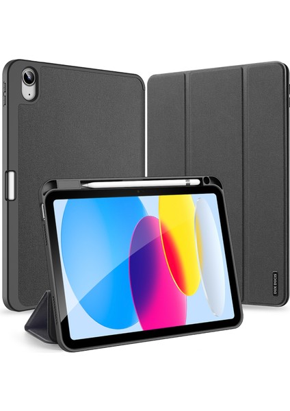 Domo'nun iPad 10. Nesil 10.9 2022 Için Pu Tablet Kılıfı (Yurt Dışından)