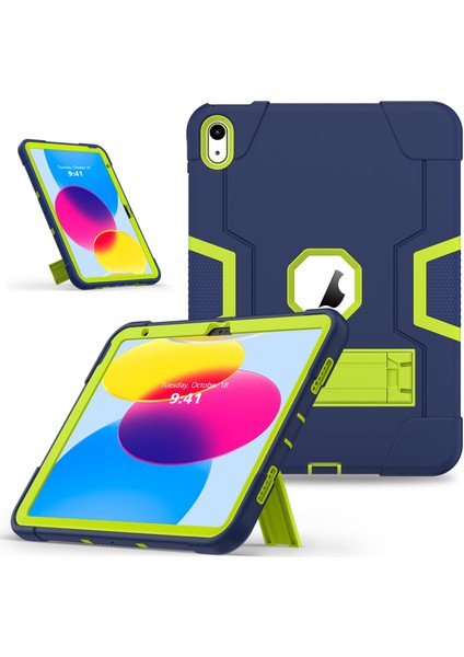 iPad 10. Nesil 10.9 2022 Için Silikon + Pc Tablet Kılıfı (Yurt Dışından)