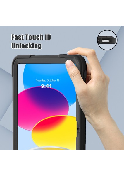 iPad 10. Nesil 10.9 2022 Için Silikon + Pc Tablet Kılıfı (Yurt Dışından) fırsatları