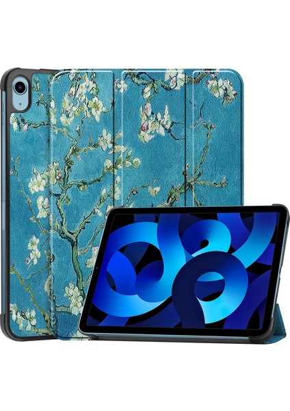 iPad 10. Nesil 10.9 2022/2025 Için Boyalı Pu Tablet Kılıfı (Yurt Dışından)