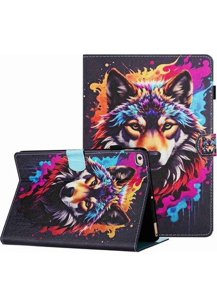 iPad 9.7 2018/2017 Için Deri Tablet Kılıfı (Yurt Dışından)