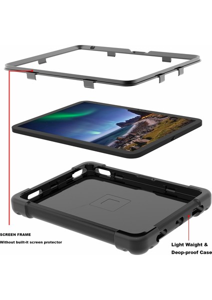 Eva + Pc Tablet Kılıfı iPad 10. Nesil 10.9 2022 Için (Yurt Dışından)
