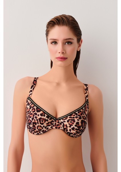 Wild Balenli Bikini Üst