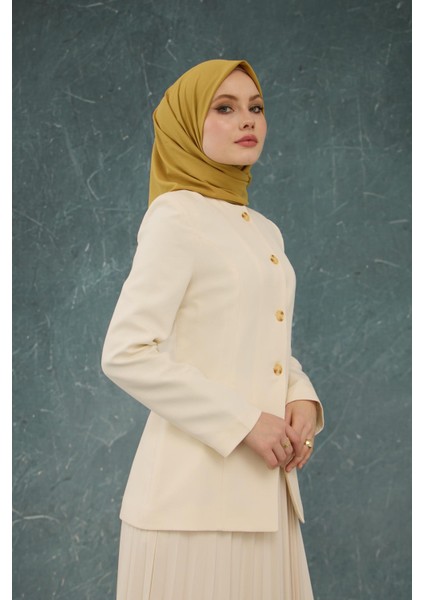 Yağ Yeşili Comfy Yok Eşarp - 10001-27