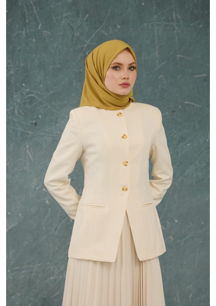 Yağ Yeşili Comfy Yok Eşarp - 10001-27
