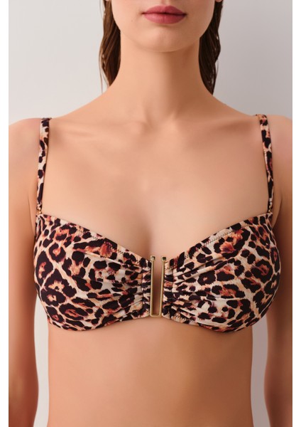 Wild Aksesuarlı Straplez Bikini Üst modelleri