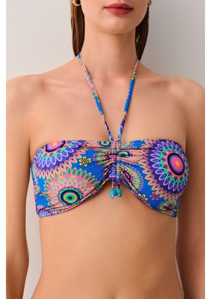 Mandala Boyundan Bağlamalı Bikini Üst modelleri