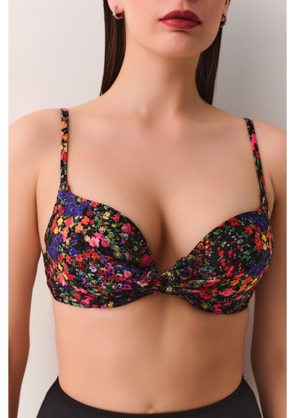 Garden Önden Bağcıklı Full Dolgulu Bikini Üst