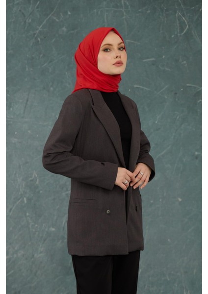 Bordo Comfy Yok Eşarp - 10001-03
