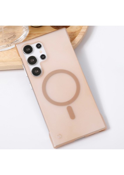 Samsung Galaxy S24 Ultra Çizilmez Çerçevesiz Pc Kapağı Magsafe ile Uyumlu (Yurt Dışından)
