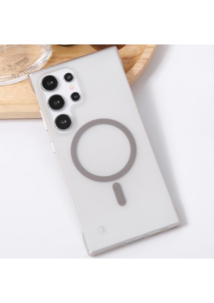Samsung Galaxy S24 Ultra Çizilmez Çerçevesiz Pc Kapağı Magsafe ile Uyumlu (Yurt Dışından)