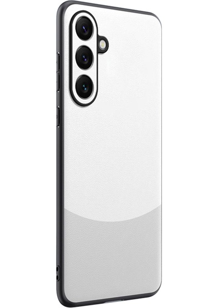 Samsung Galaxy A55 5g Nappa Dokulu Pu Deri + Tpu Telefon Kılıfı (Yurt Dışından)