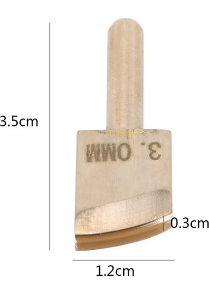 3mm Tarzı Basınç Hattı Bakır Kafa Deri El Sanatları Araçları Elektrikli Edger Deri Kenar Bantlama Cihazı Bakır Kafa Fiş Demir El Yapımı Aletler (Yurt Dışından)