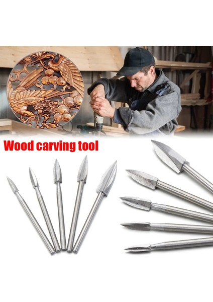 5 Adet Tarzı Et Paslanmaz Çelik Ahşap Oyma Ahşap Çalışma Kesici Kök Kesici El Yapımı Gravür Matkap Ucu Freze Kök Keski Aracı (Yurt Dışından) fiyatları