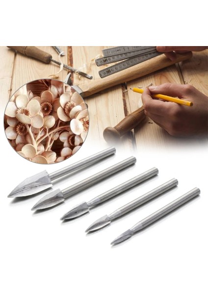 5 Adet Tarzı Et Paslanmaz Çelik Ahşap Oyma Ahşap Çalışma Kesici Kök Kesici El Yapımı Gravür Matkap Ucu Freze Kök Keski Aracı (Yurt Dışından) modelleri