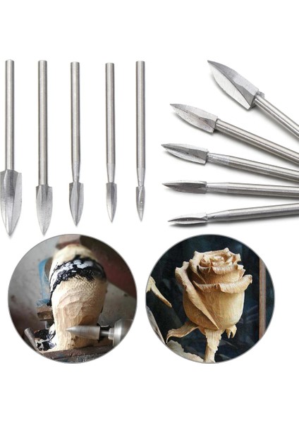 5 Adet Tarzı Et Paslanmaz Çelik Ahşap Oyma Ahşap Çalışma Kesici Kök Kesici El Yapımı Gravür Matkap Ucu Freze Kök Keski Aracı (Yurt Dışından) fırsatları