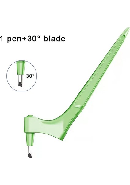 Yeşil-Set1 Stili Zanaat Kesme Aleti Dönen Bıçak Kağıt Kesici 3 Oyma Bıçağı Bıçakları Kesme Kalem Dıy Sanat Aşınmaya Dayanıklı Sanat Kesme Aletleri (Yurt Dışından)