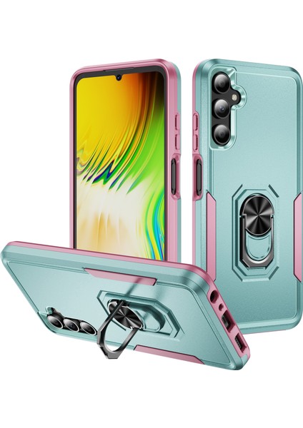 Samsung Galaxy A06S Halka Kickstand Pc + Tpu Telefon Kapağı (Yurt Dışından)
