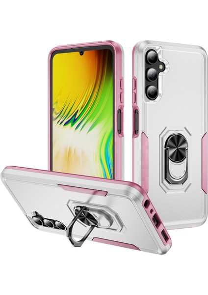 Samsung Galaxy A06S Halka Kickstand Pc + Tpu Telefon Kapağı (Yurt Dışından)