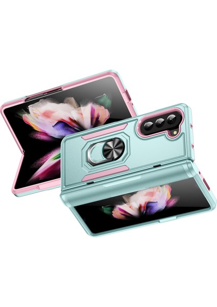 Samsung Galaxy Z Fold 5 5g Halka Kickstand Pc + Tpu Telefon Kapağı (Yurt Dışından)