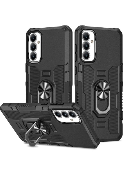 Samsung Galaxy A16 Telefon Halkası Kickstand Pc + Tpu Darbeye Dayanıklı Kapak (Yurt Dışından)